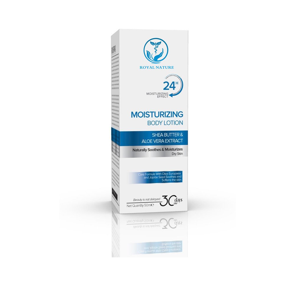 Royal Nature Nemlendirici Vücut Losyonu Shea Yağı ve Aloe Vera Özlü